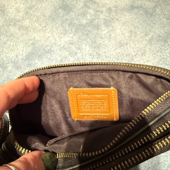 Coach X Disney Crossbody Pouch in Glove Calf Leather with Mickey Patches F59532 - Picture 5 of 7